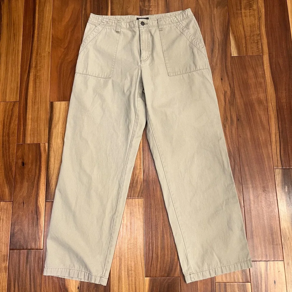 Royal Robbins‎ Canvas Pants Mens 34x31 Khaki Tan Straight Leg Hiking Outdoor